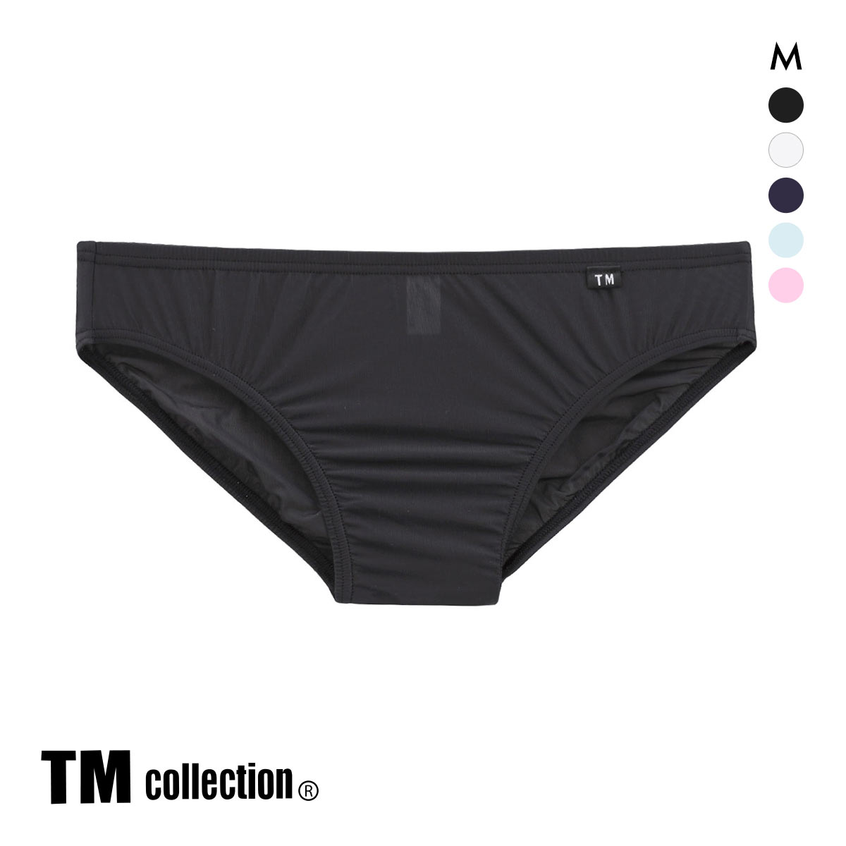 ティーエム コレクション Clearskin メンズ ブルマ ブルマ M 透け ビキニ TM(BK-ブラック-M)
