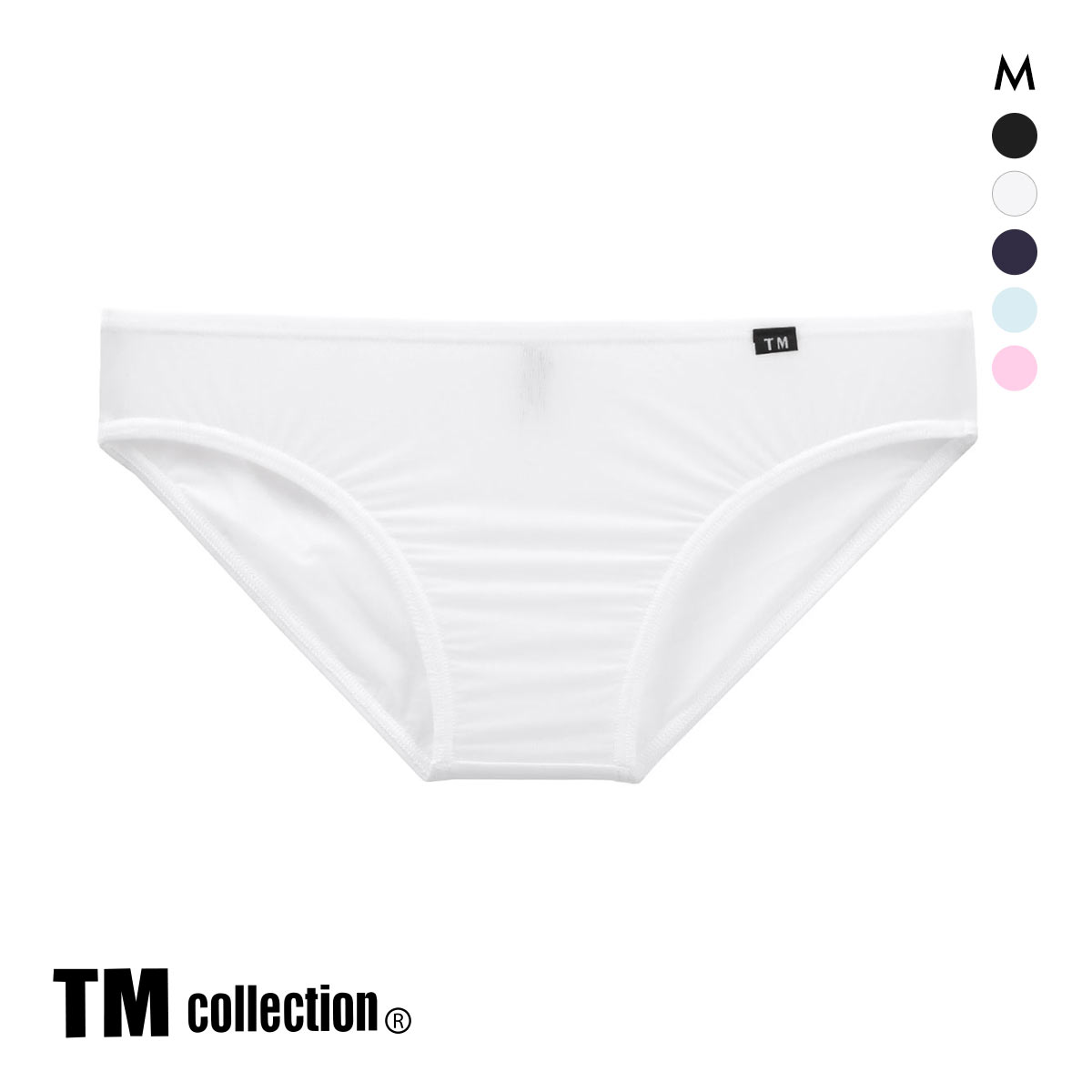ティーエム コレクション Clearskin メンズ ブルマ ブルマ M 透け ビキニ TM(WH-ホワイト-M)
