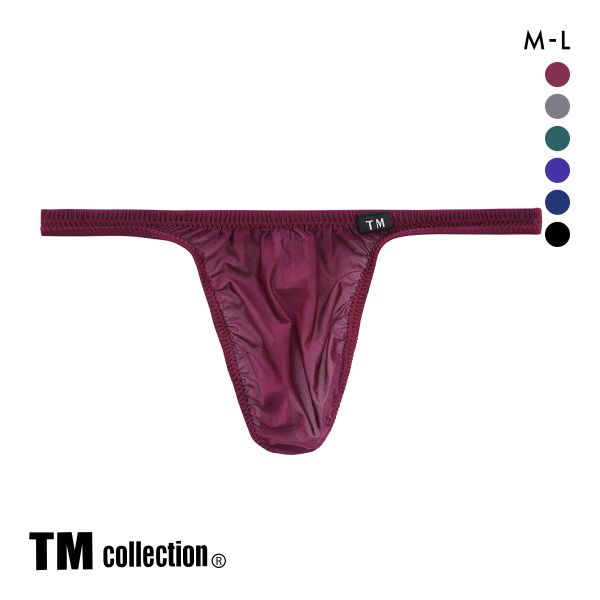 ティーエム コレクション Clearskin 股下細め DARK Tバック メンズ ビキニ 日本製 TM collection