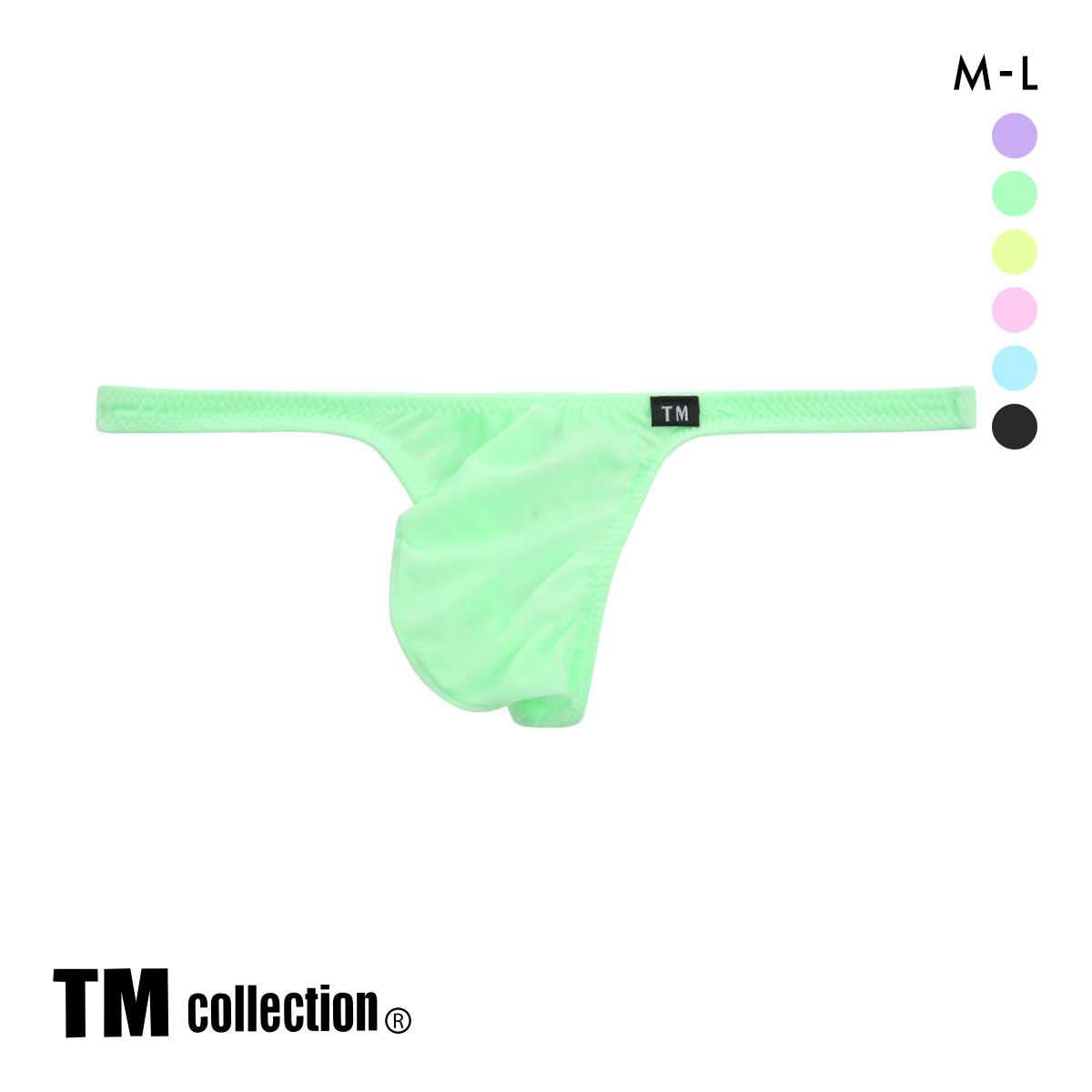 ティーエム コレクション NewT2M2 3Dコンパクト Tバック TM collection ビキニ(LGR-薄グリーン-M)