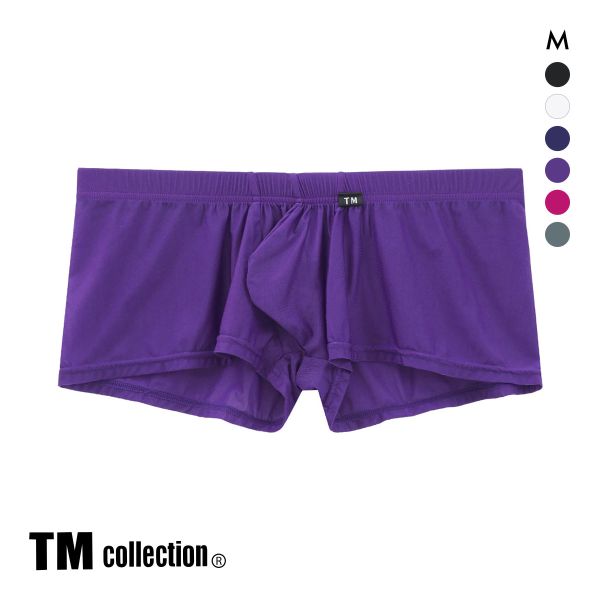 ティーエム コレクション Clearskin ウエストしっかり ローライズ ボクサー ML 透け メンズ セクシー 前閉じ TM collection