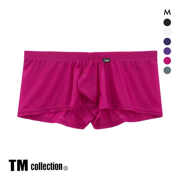 ティーエム コレクション Clearskin ウエストしっかり ローライズ ボクサー ML 透け メンズ セクシー 前閉じ TM collection