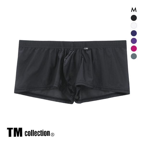 ティーエム コレクション Clearskin ウエストしっかり ローライズ ボクサー ML 透け メンズ セクシー 前閉じ TM collection