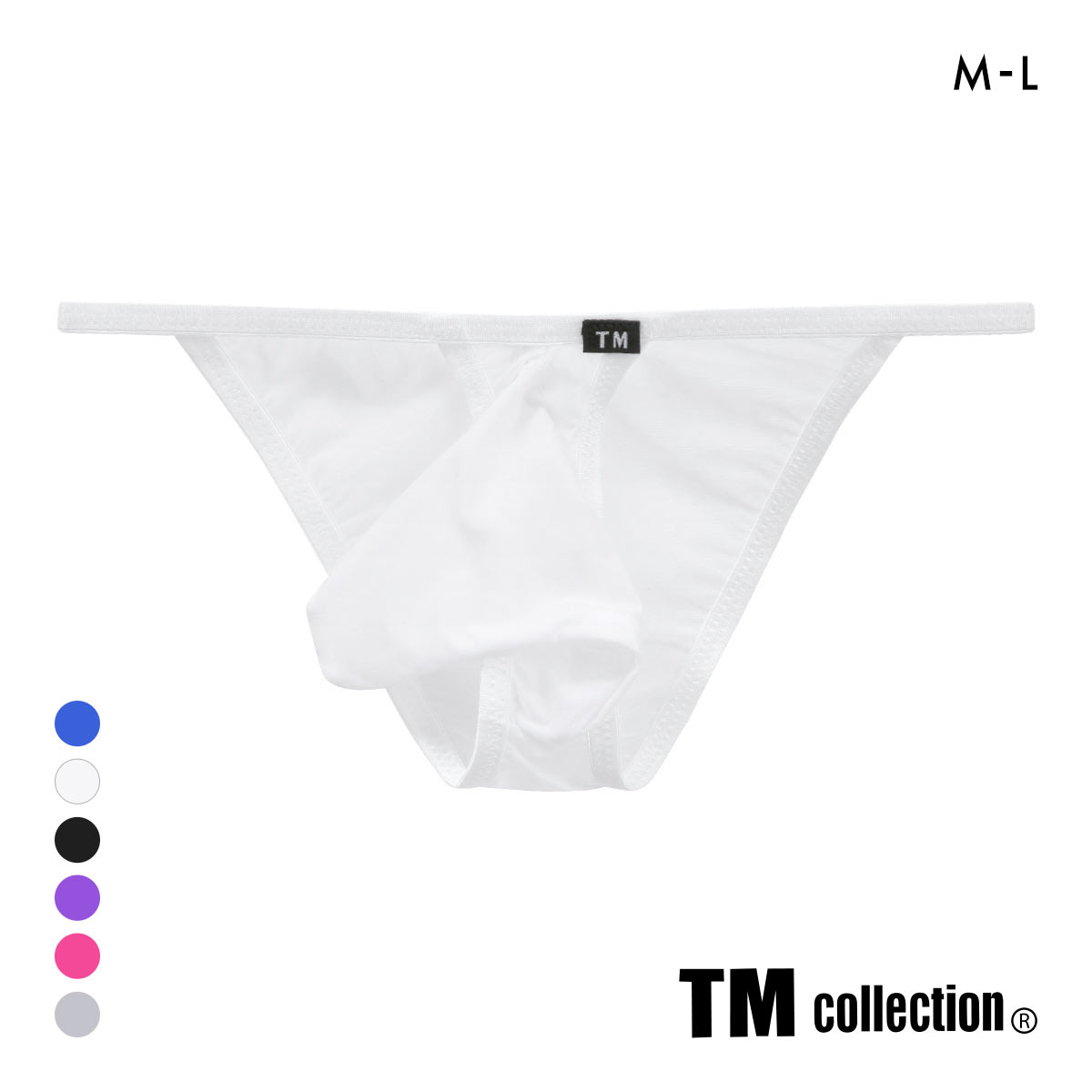ティーエム コレクション Clearskin micro trim big bulge HB NINE ハーフバック ビキニ(WH-ホワイト-M)