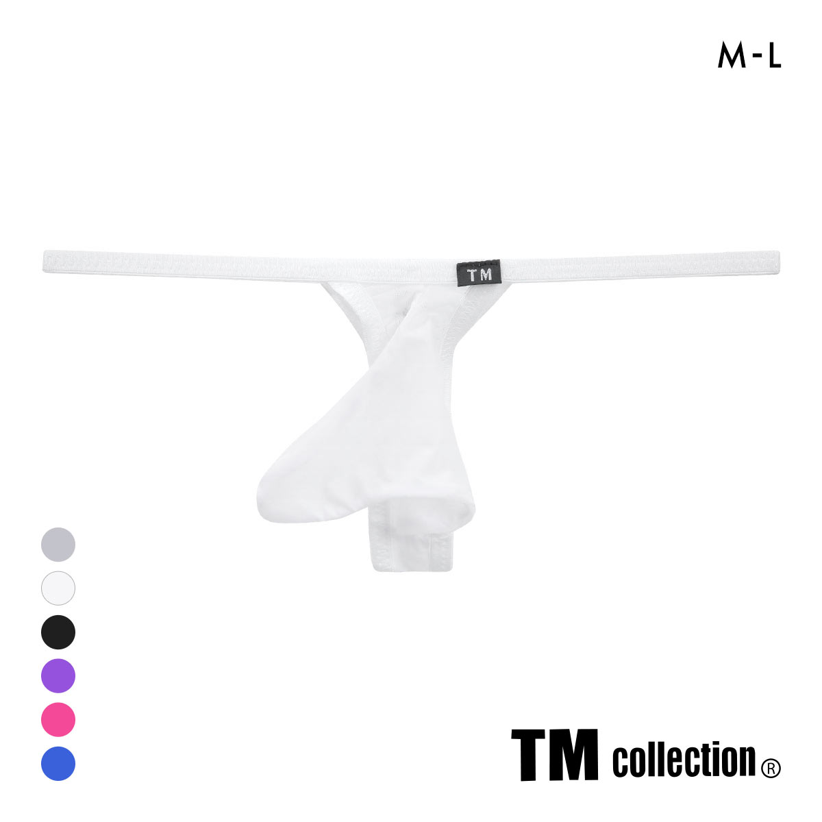 ティーエム コレクション Clearskin micro trim big bulge TB NINE Tバック ビキニ(WH-ホワイト-M)