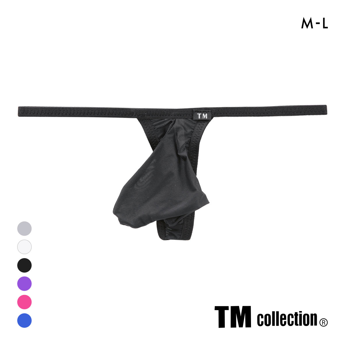 ティーエム コレクション Clearskin micro trim big bulge TB NINE Tバック ビキニ(BK-ブラック-M)