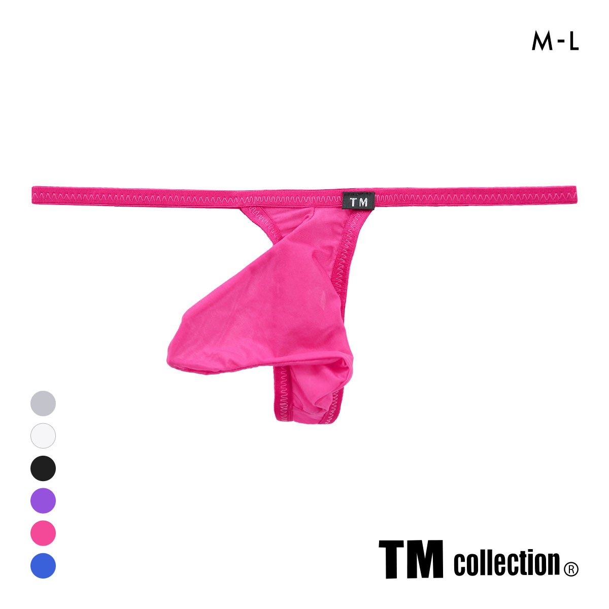 ティーエム コレクション Clearskin micro trim big bulge TB NINE Tバック ビキニ(RO-ローズ-M)