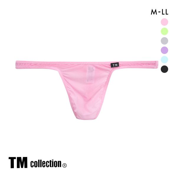 ティーエム コレクション Clearskin STANDARD M L LL Tバック 透け メンズ セクシー 前閉じ