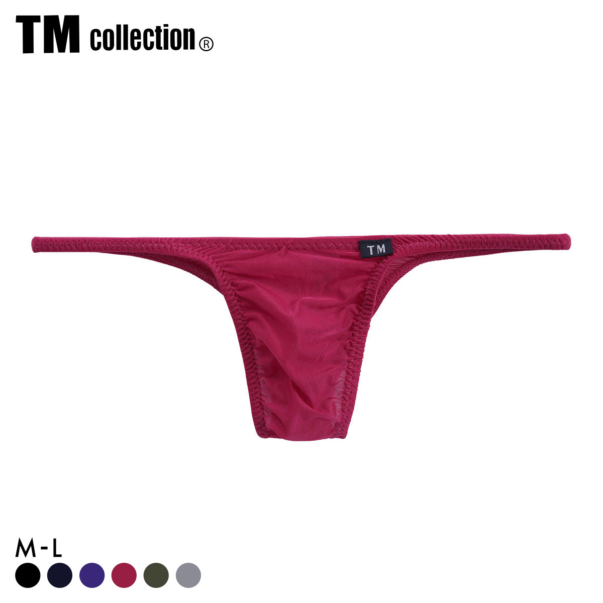 ティーエム コレクション ClearSkinハギナシシャープ リオバック DARK TM collection メンズ 前とじ(WI-ワイン-M)
