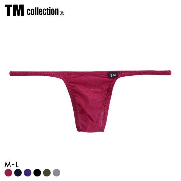 ティーエム コレクション ClearSkinハギナシシャープ Tバック DARK TM collection メンズ 前とじ