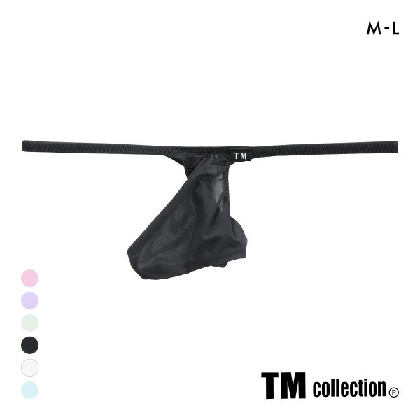 ティーエム コレクション Clearskin JUST IMPACT TB ⅡTバック M L LL 透け メンズ ビキニ ブリーフ セクシー 前閉じ TM collection