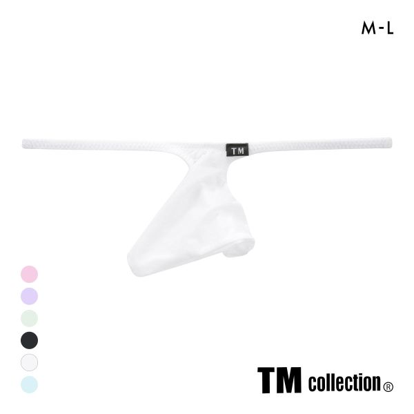 ティーエム コレクション Clearskin JUST IMPACT TB ⅡTバック M L LL 透け メンズ ビキニ ブリーフ セクシー 前閉じ TM collection