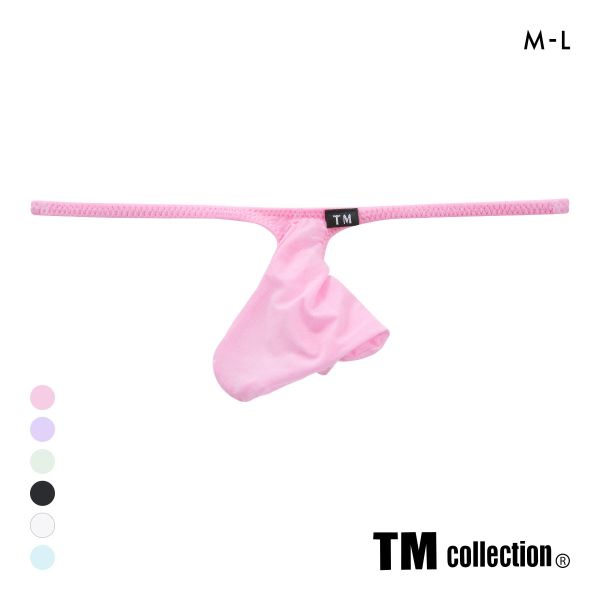 ティーエム コレクション Clearskin JUST IMPACT TB ⅡTバック M L LL 透け メンズ ビキニ ブリーフ セクシー 前閉じ TM collection