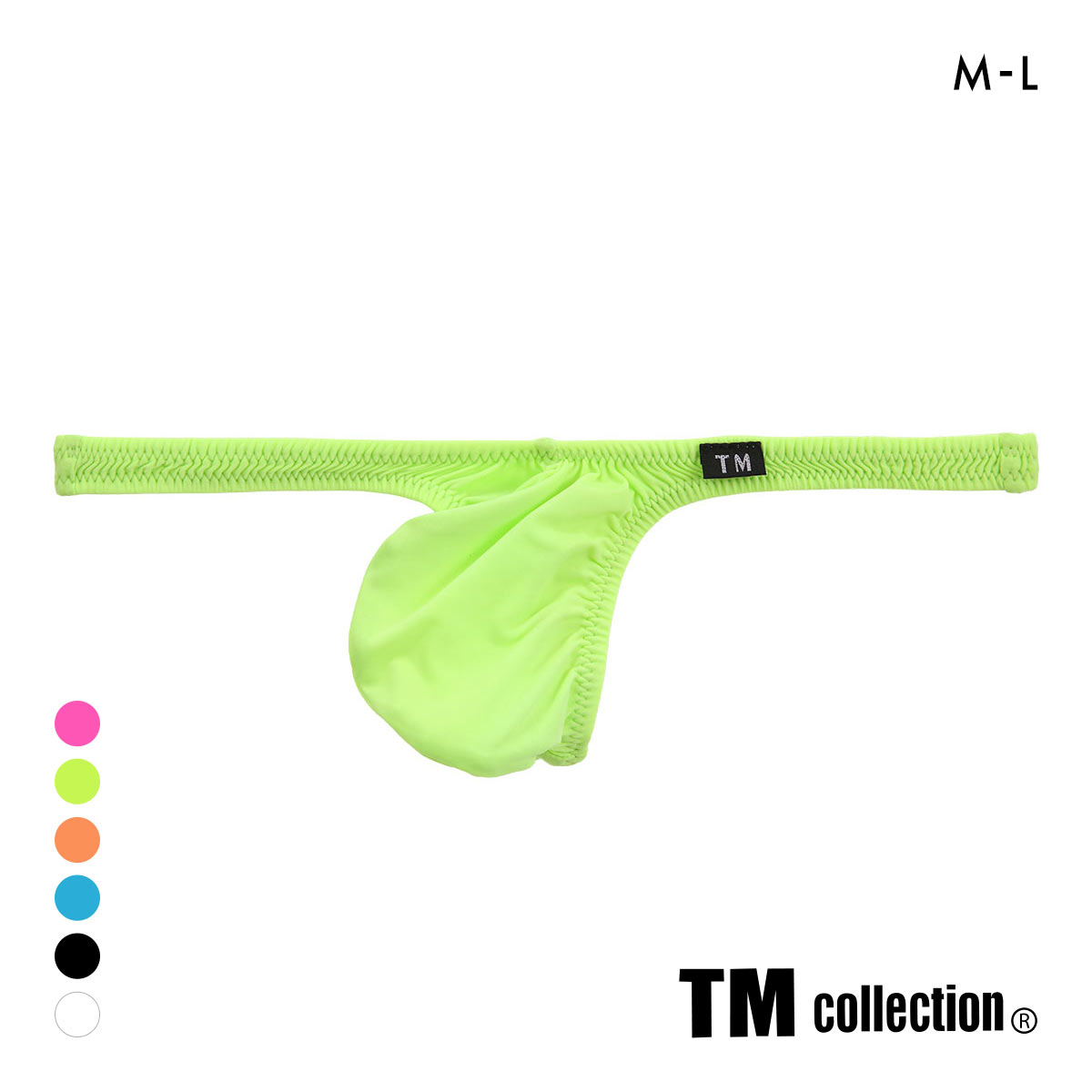 ティーエム コレクション STRIKESKIN Low-rise Bulge ML Tバック TM(GR-グリーン-M)