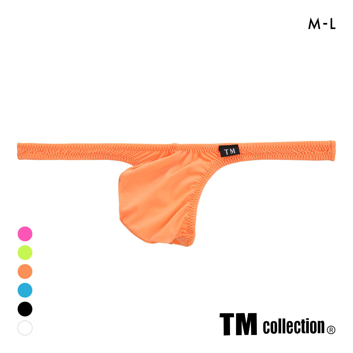 ティーエム コレクション STRIKESKIN Low-rise Bulge ML Tバック TM(OR-オレンジ-M)