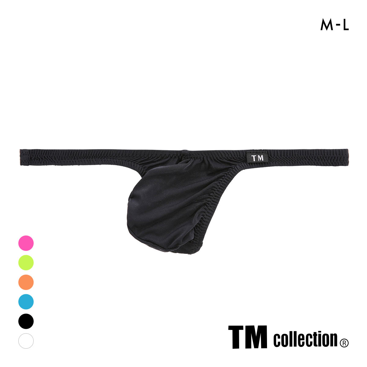ティーエム コレクション STRIKESKIN Low-rise Bulge ML Tバック TM(BK-ブラック-M)