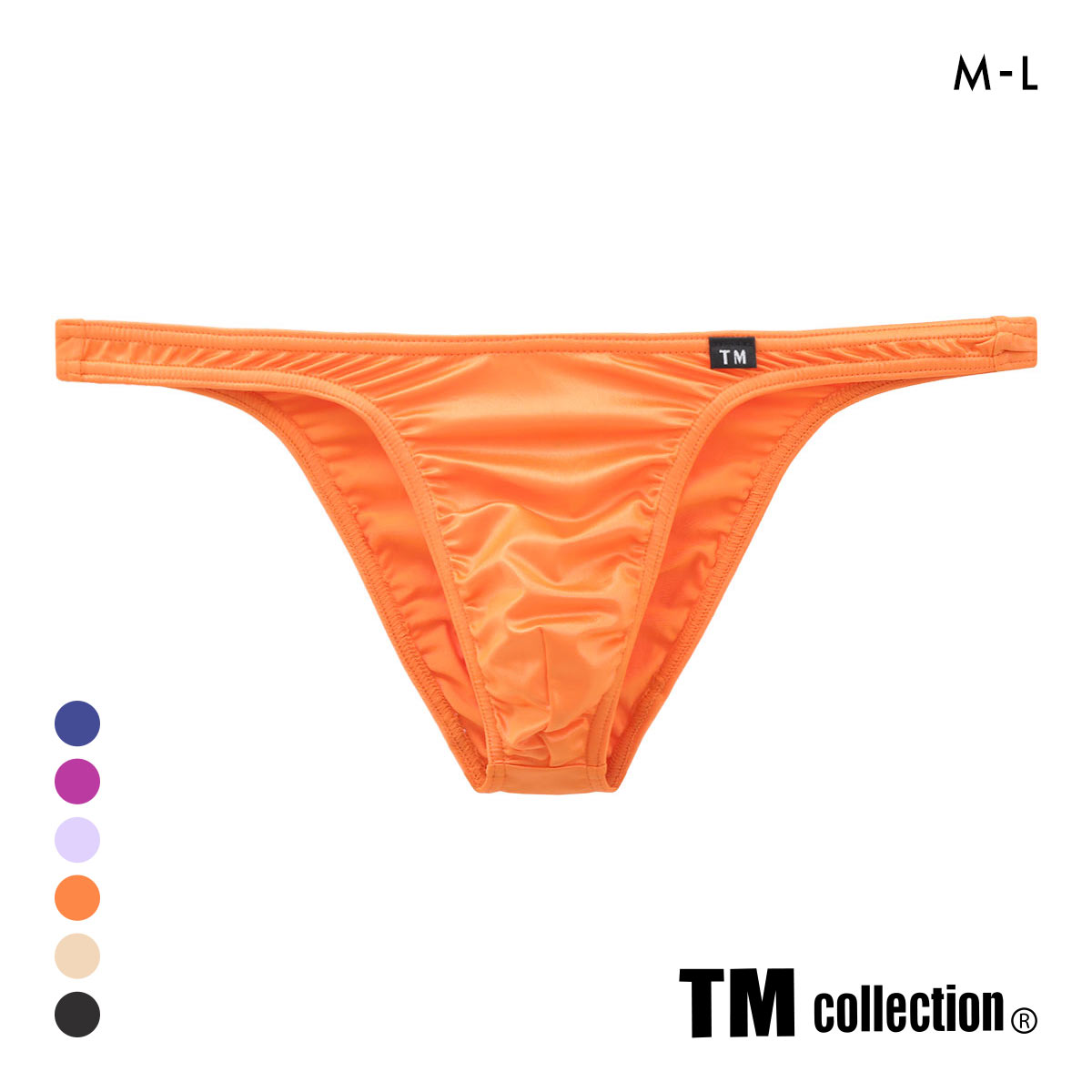 ティーエム コレクション YKS ハイレグ 股下細め ハーフバック ビキニ TM collection(OR-オレンジ-M)