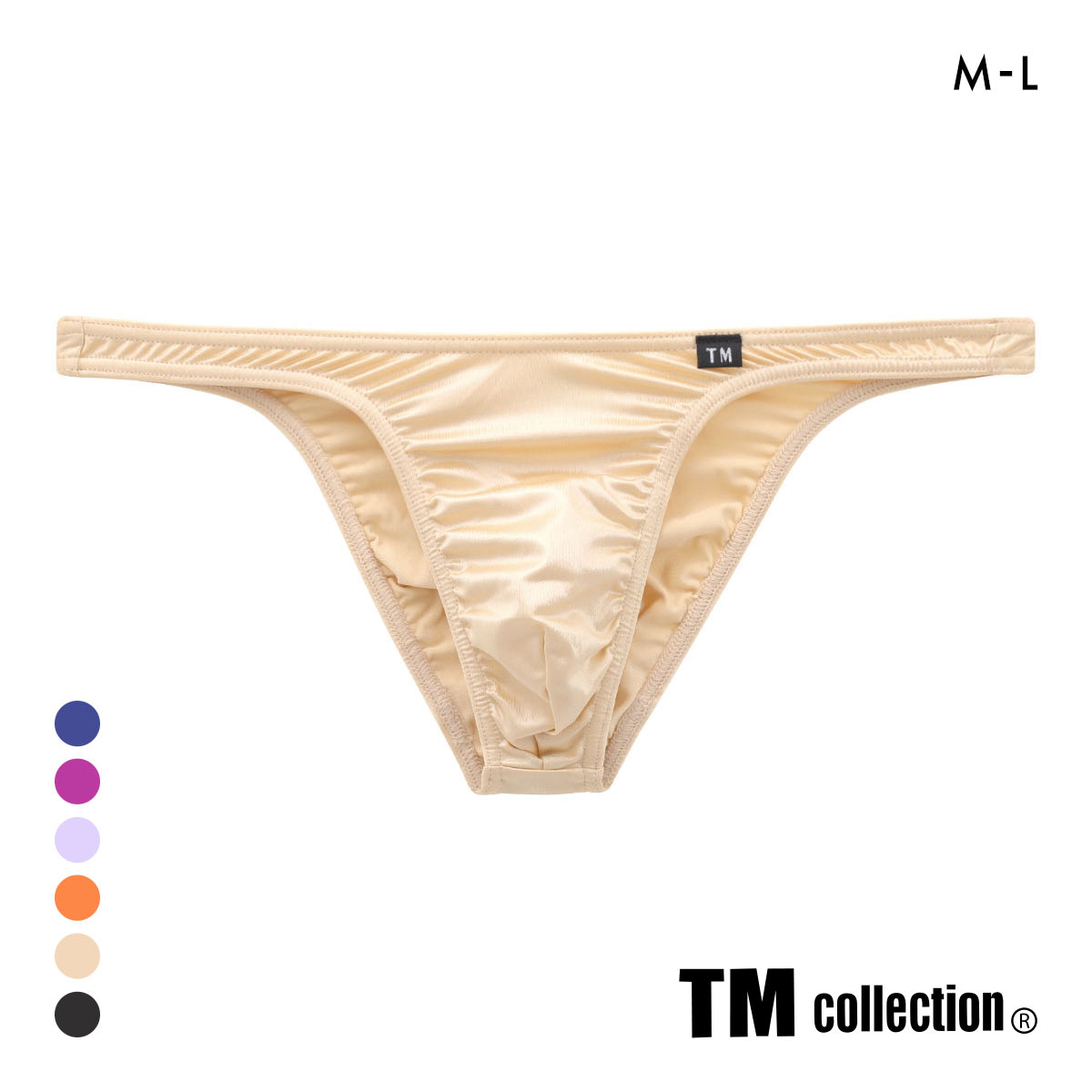 ティーエム コレクション YKS ハイレグ 股下細め ハーフバック ビキニ TM collection(CP-シャンパン-M)