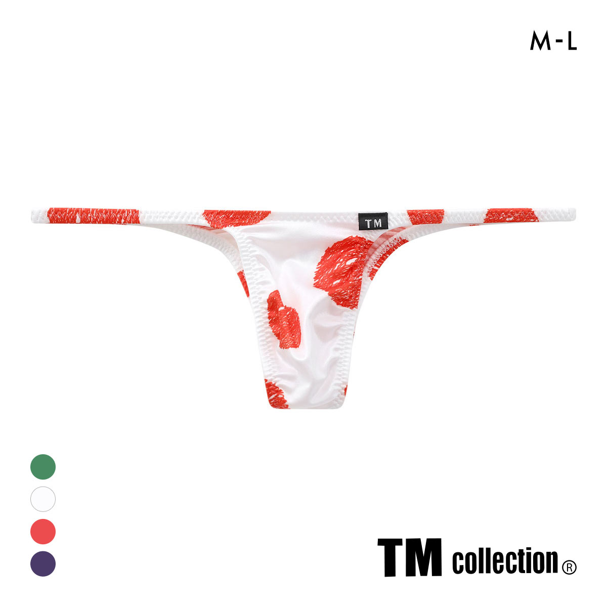 ティーエム コレクション YKS National Flag ハギナシシャープ ハーフバックビキニ TM collection(WH-ホワイト-M)
