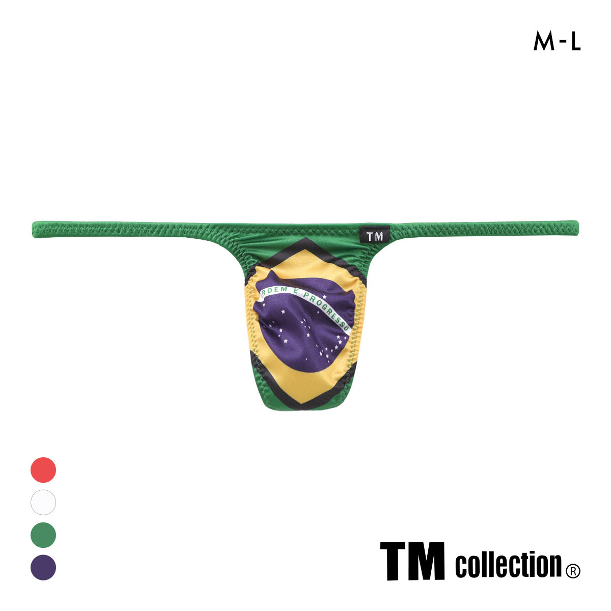 ティーエム コレクション YKS National Flag ハギナシシャープ Tバックビキニ TM collection(GR-グリーン-M)