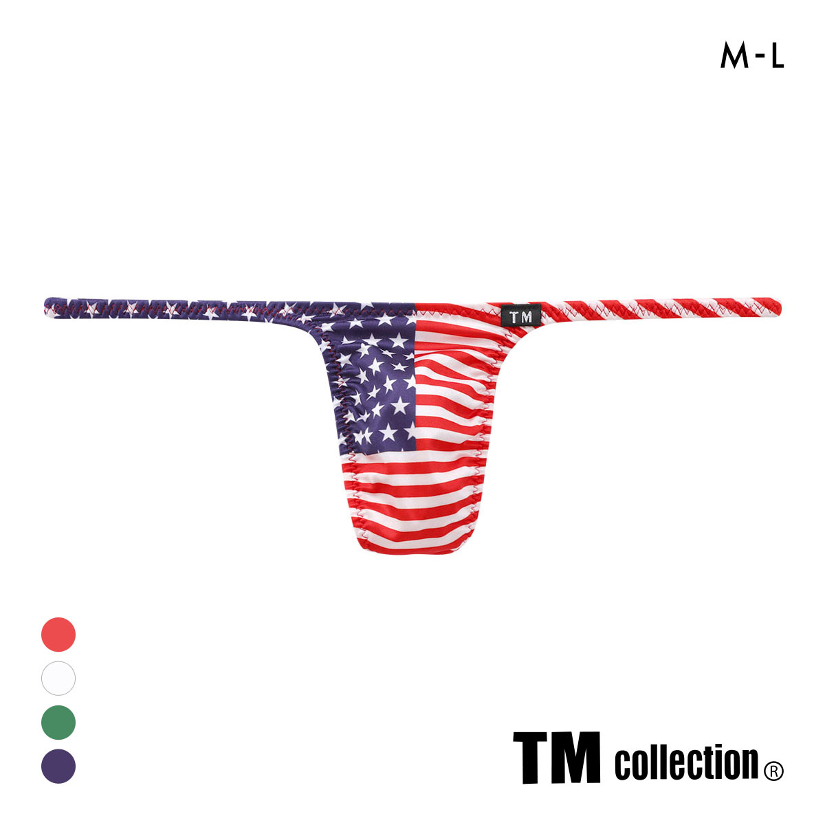 ティーエム コレクション YKS National Flag ハギナシシャープ Tバックビキニ TM collection(NV-ネイビー-M)
