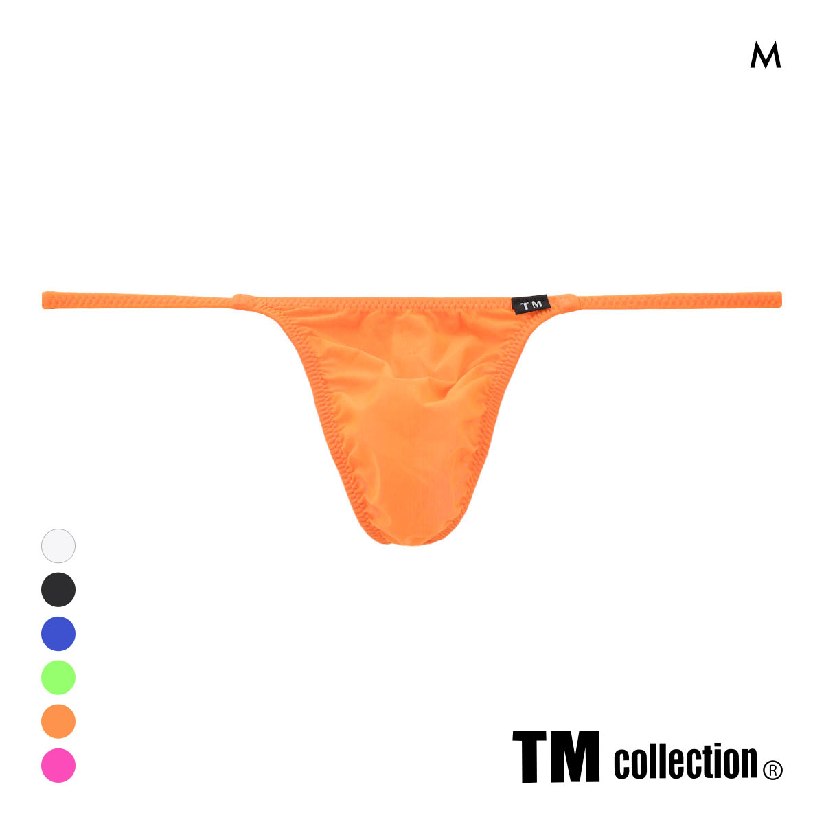 ティーエム コレクション メンズ ビキニ ClearSkin サイドストリングTバック M TM collection(OR-オレンジ-M)