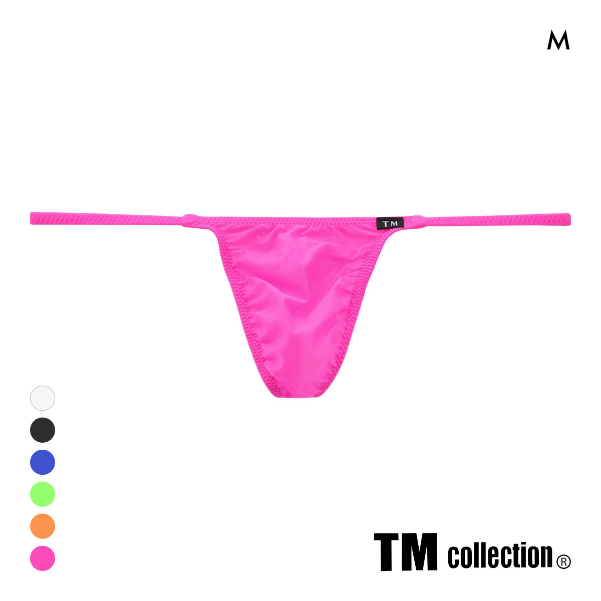 ティーエム コレクション メンズ ビキニ ClearSkin サイドストリングTバック M TM collection(PI-ピンク-M)