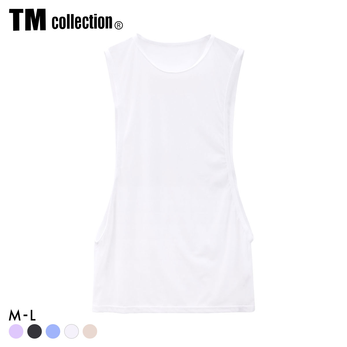ティーエム コレクション Clearskin Relax fit tanktop タンクトップ メンズ TM collection(WH-ホワイト-M)