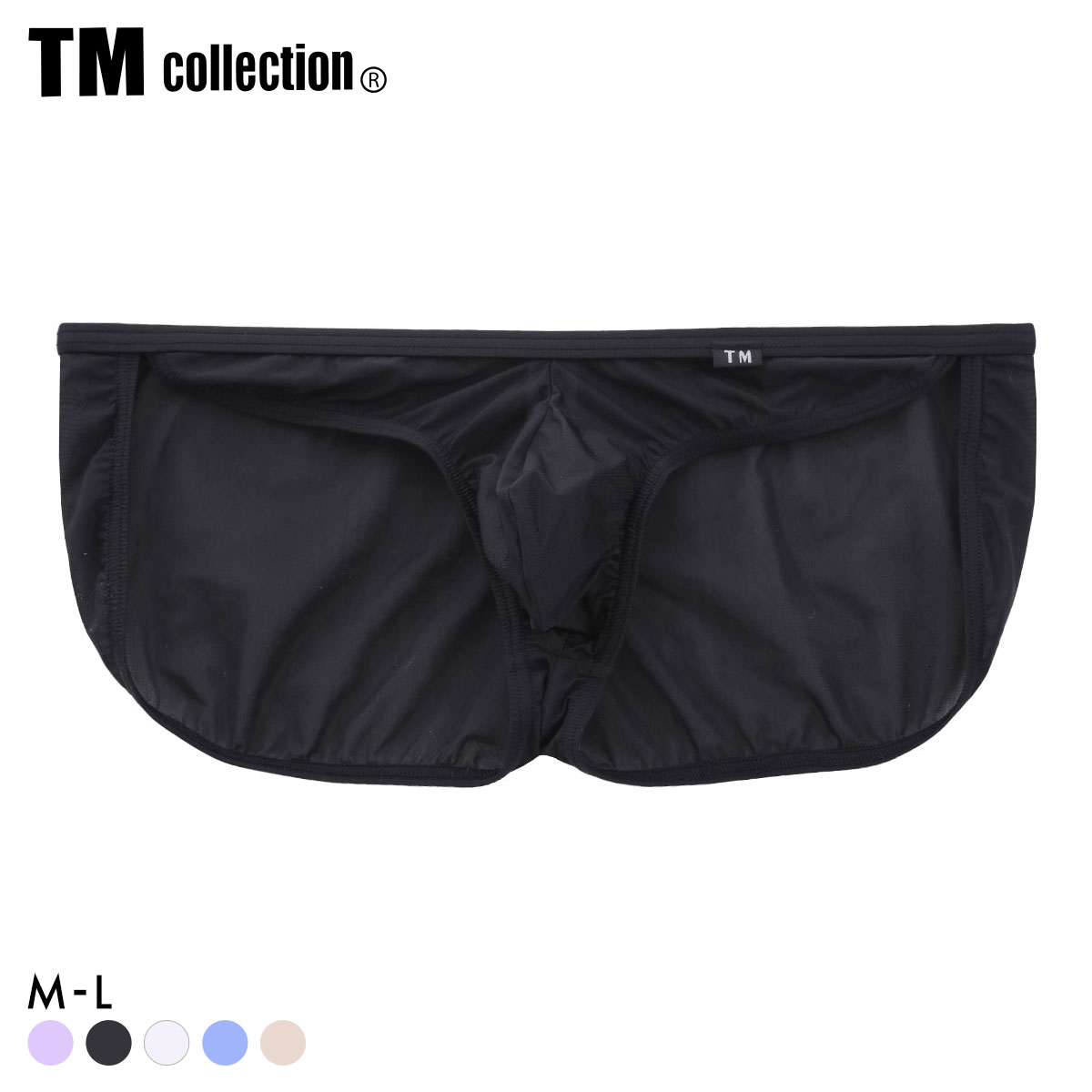 ティーエム コレクション Clearskin Relax fit bikini フルバック ビキニ メンズ TM collection(BK-ブラック-M)
