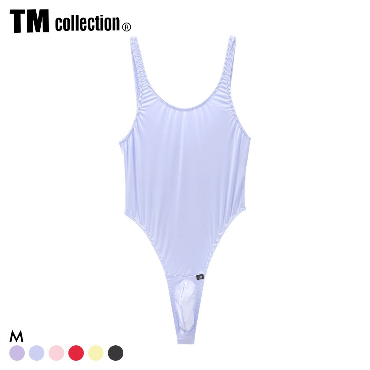 ティーエム コレクション YKS Bulge Style TB Bodysuits TM レオタード ボディスーツ メンズ Tバック TM collection(LBU-薄ブルー-M)