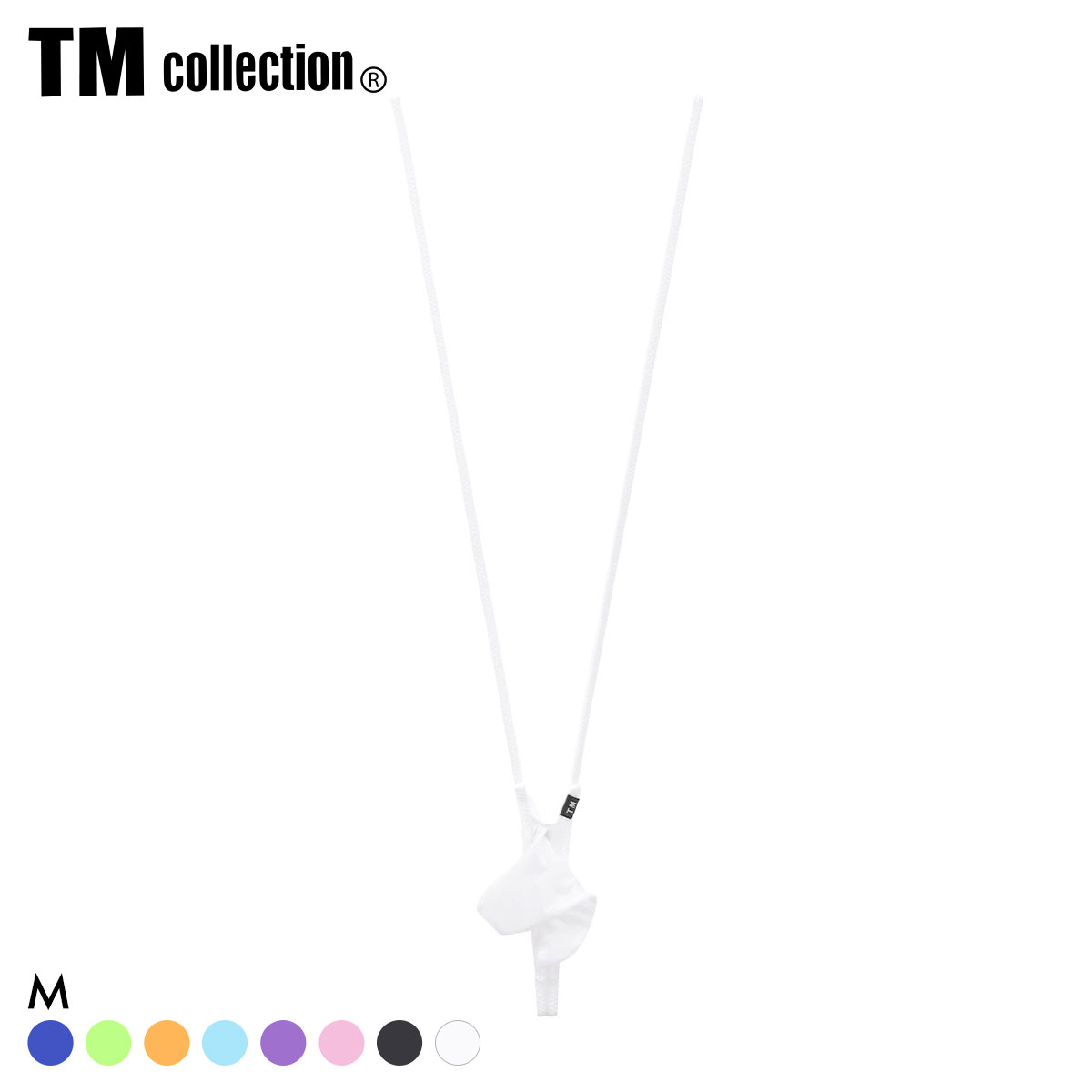 ティーエム コレクション Clearskin JUST IMPACT HORN suspenders サスペンダーTバック メンズ TM collection(WH-ホワイト-M)