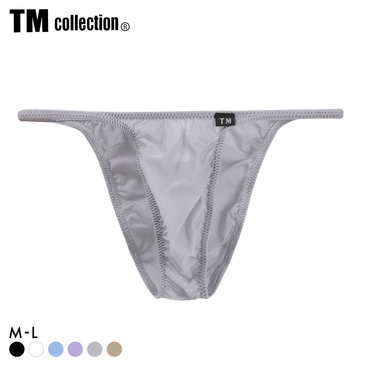 ティーエム コレクション Clearskin ハギナシシャープ Comfort HB ハーフバック ビキニ メンズ TM collection(GY-グレー-M)