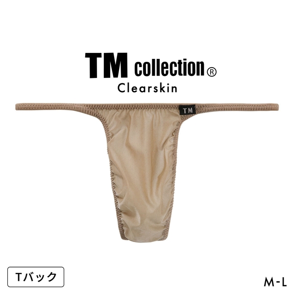 ティーエム コレクション Clearskin ハギナシシャープ Comfort TB Tバック ビキニ メンズ TM collection