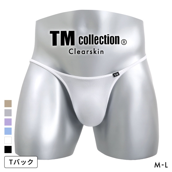 ティーエム コレクション Clearskin ハギナシシャープ Comfort TB Tバック ビキニ メンズ TM collection