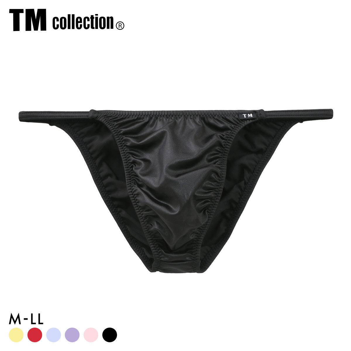 ティーエム コレクション YKS side string sharp HB ハーフバック ビキニ メンズ TM collection(BK-ブラック-M)