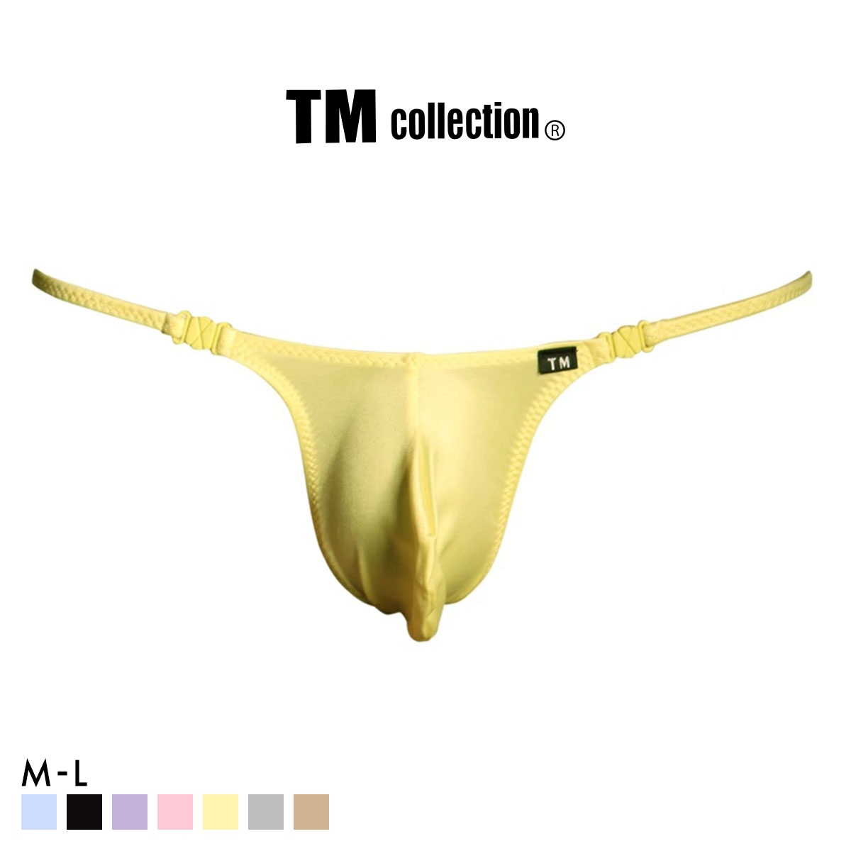 ティーエム コレクション YKS クローバーホック付き もっこりシャープ TB Tバック ビキニ メンズ TM collection(LE-レモン-M)