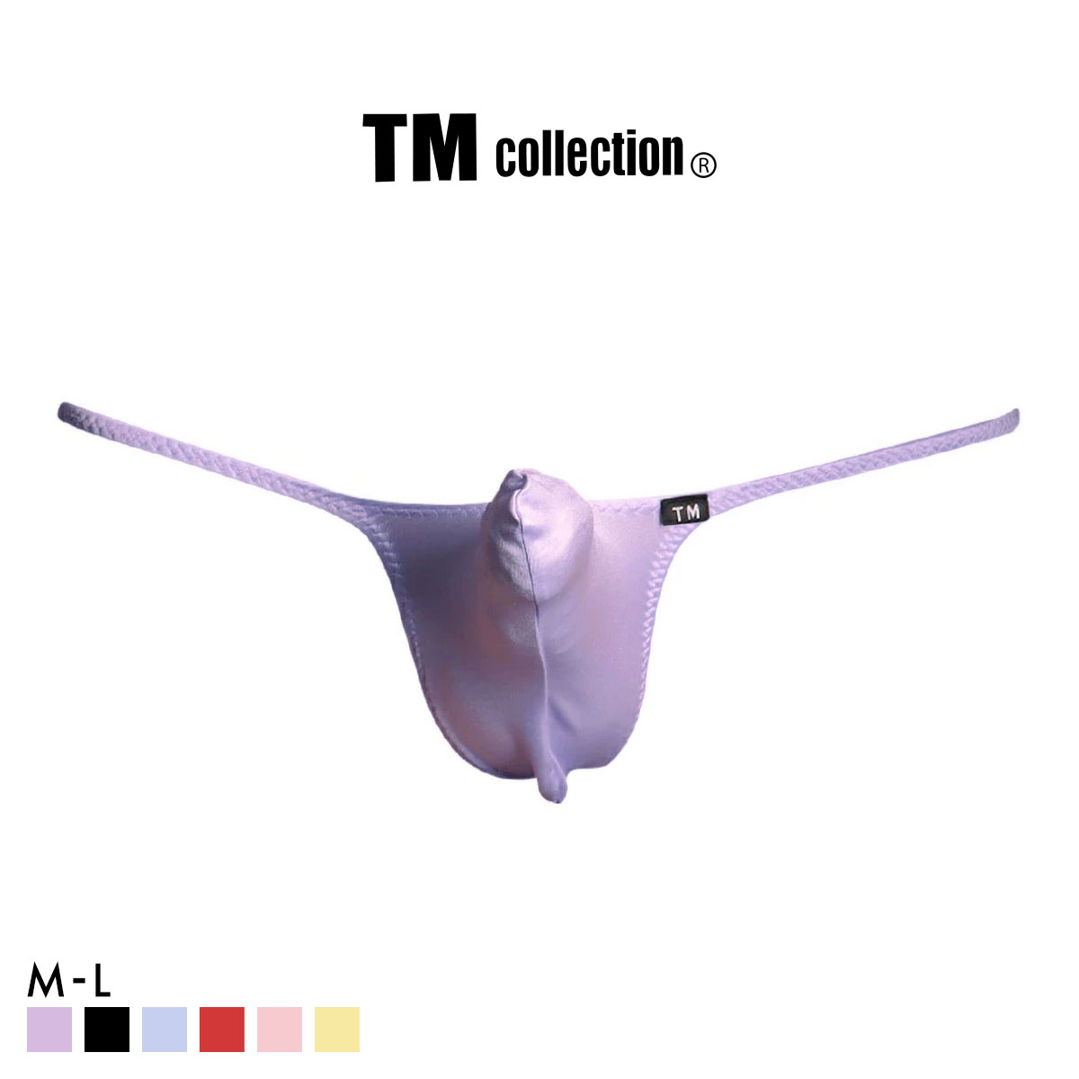 ティーエム コレクション YKS JUST IMPACT HORN TB Tバック ビキニ メンズ TM collection(PU-パープル-M)