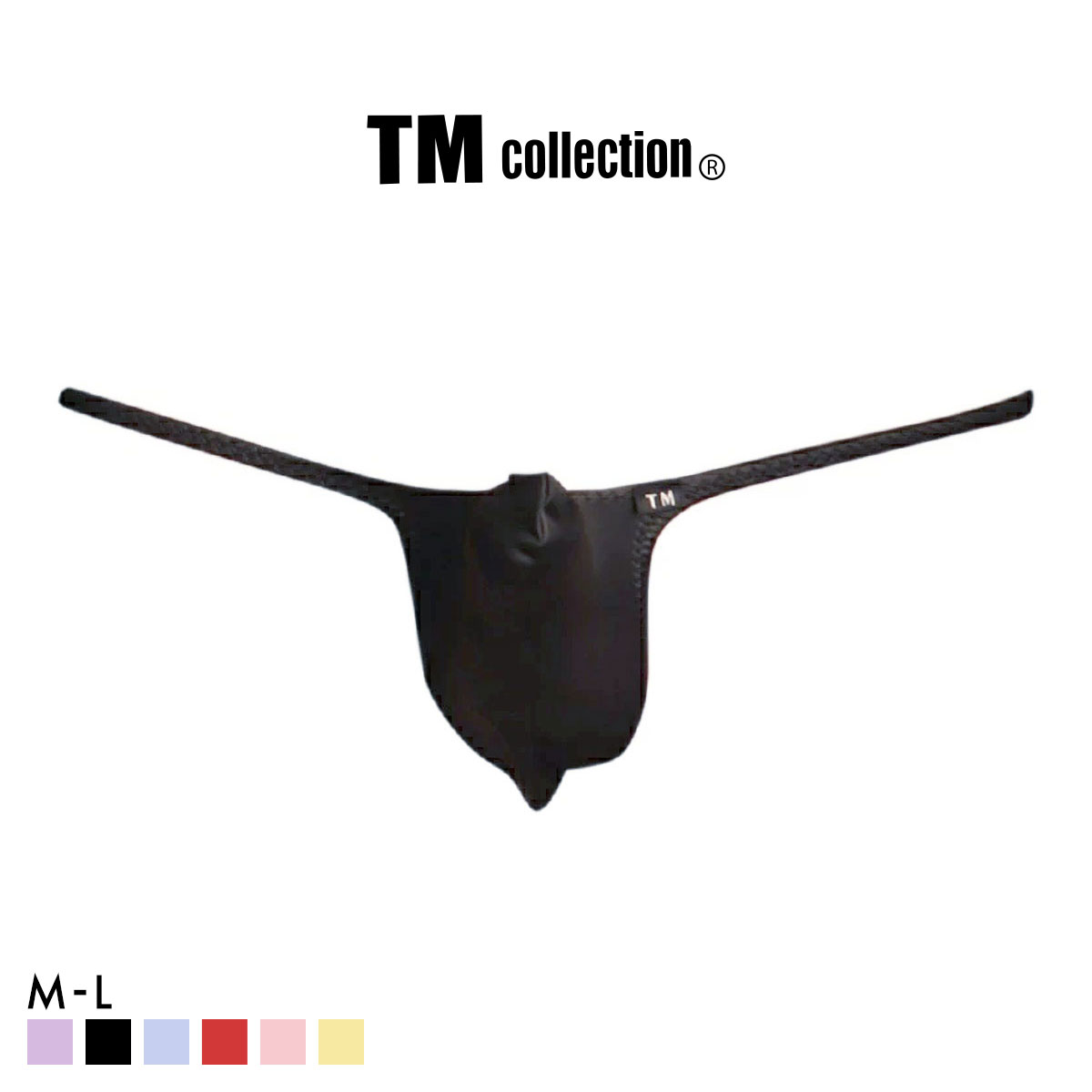 ティーエム コレクション YKS JUST IMPACT HORN TB Tバック ビキニ メンズ TM collection(BK-ブラック-M)