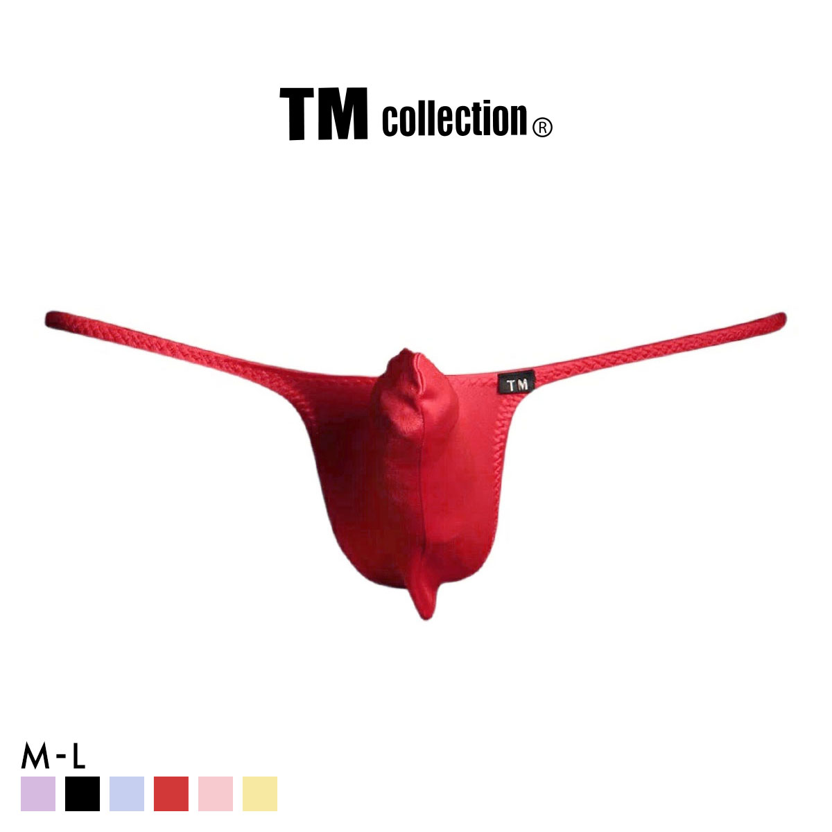 ティーエム コレクション YKS JUST IMPACT HORN TB Tバック ビキニ メンズ TM collection(RE-レッド-M)