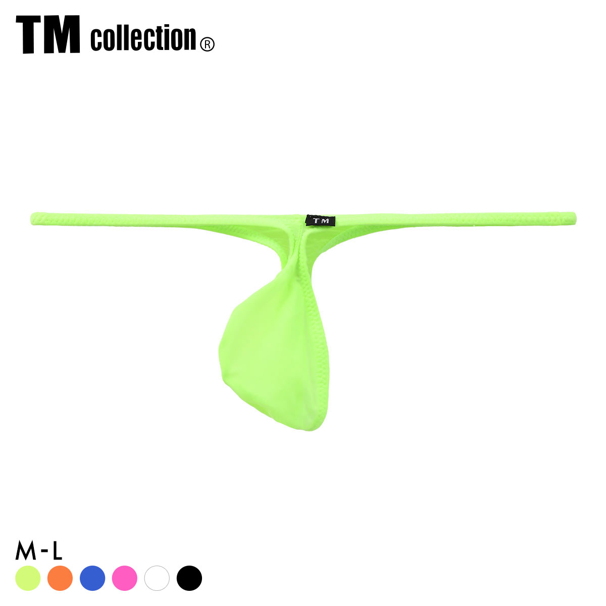 ティーエム コレクション Clearskin もっこりヒョウタン ハイレグシャープ TB Tバック ビキニ メンズ TM collection(GR-グリーン-M)