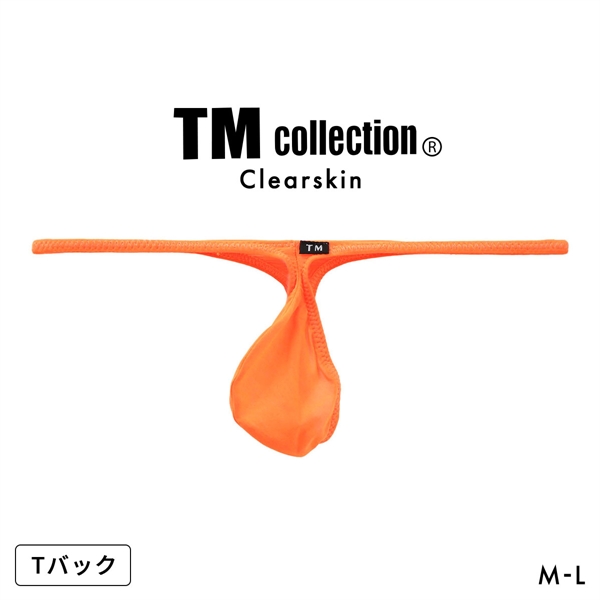 ティーエム コレクション Clearskin もっこりヒョウタン ハイレグシャープ TB Tバック ビキニ メンズ TM collection