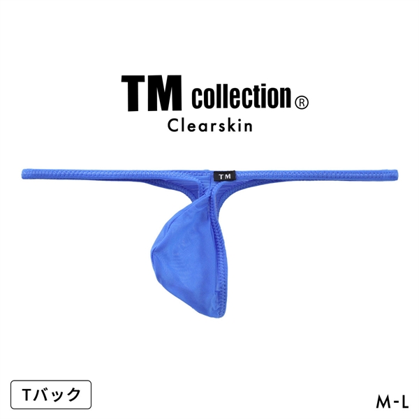 ティーエム コレクション Clearskin もっこりヒョウタン ハイレグシャープ TB Tバック ビキニ メンズ TM collection