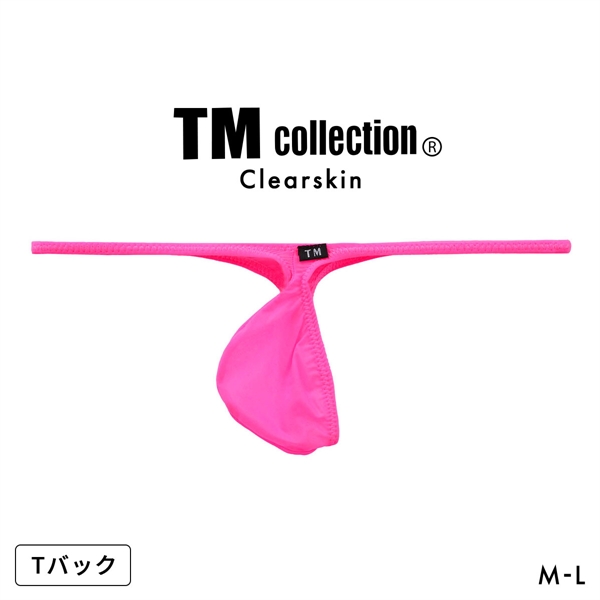 ティーエム コレクション Clearskin もっこりヒョウタン ハイレグシャープ TB Tバック ビキニ メンズ TM collection