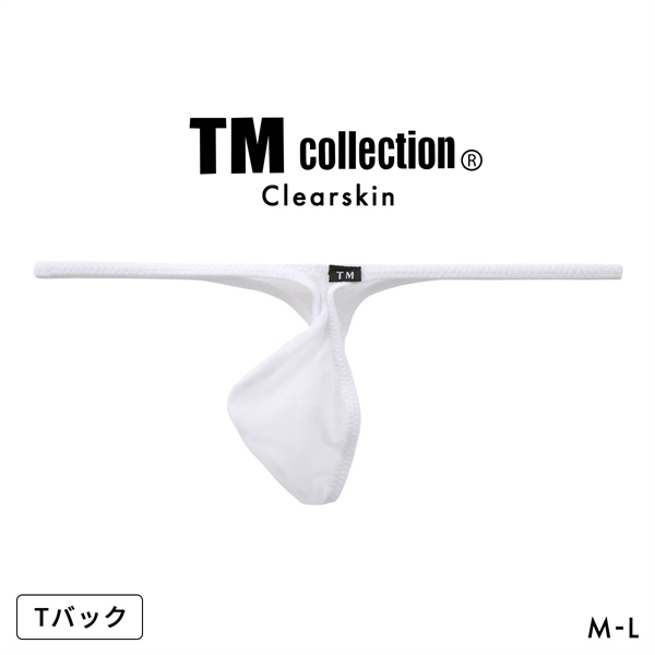 ティーエム コレクション Clearskin もっこりヒョウタン ハイレグシャープ TB Tバック ビキニ メンズ TM collection