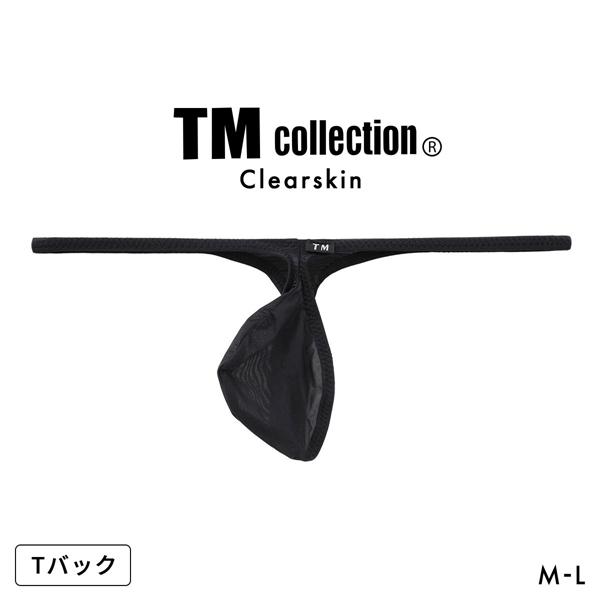 ティーエム コレクション Clearskin もっこりヒョウタン ハイレグシャープ TB Tバック ビキニ メンズ TM collection