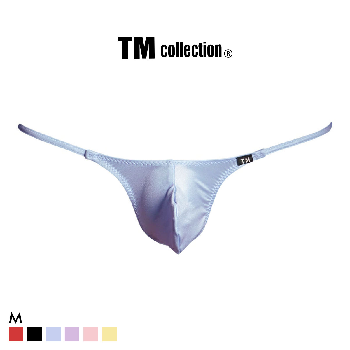 ティーエム コレクション YKS クチバシ トライアングル G-STRING Gストリング Tバック メンズ TM collection(BBL-ベイビーブルー-M)