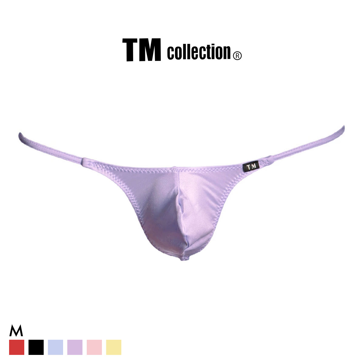 ティーエム コレクション YKS クチバシ トライアングル G-STRING Gストリング Tバック メンズ TM collection(PU-パープル-M)