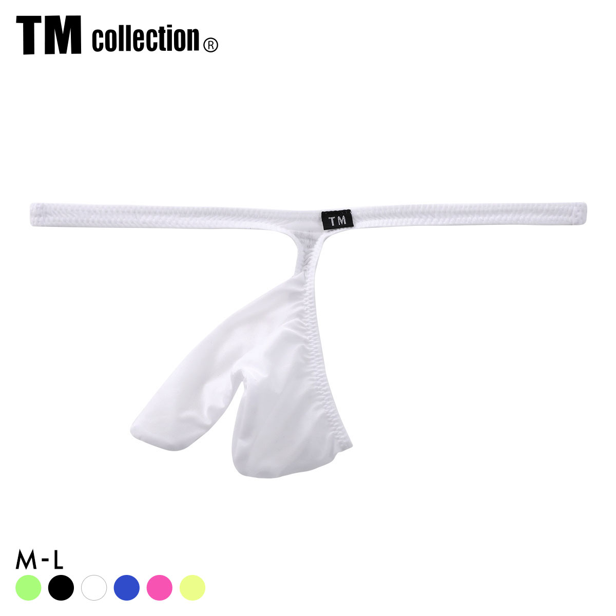 ティーエム コレクション Clearskin UNICORN TB 改 Tバック ビキニ メンズ TM collection(WH-ホワイト-M)