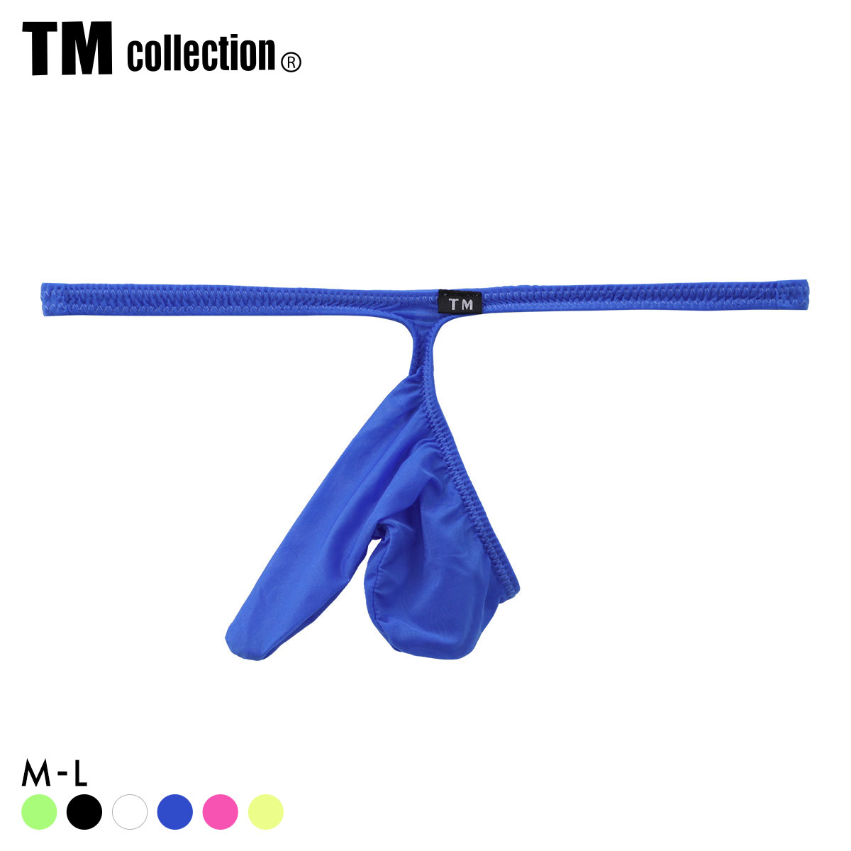 ティーエム コレクション Clearskin UNICORN TB 改 Tバック ビキニ メンズ TM collection(BU-ブルー-M)