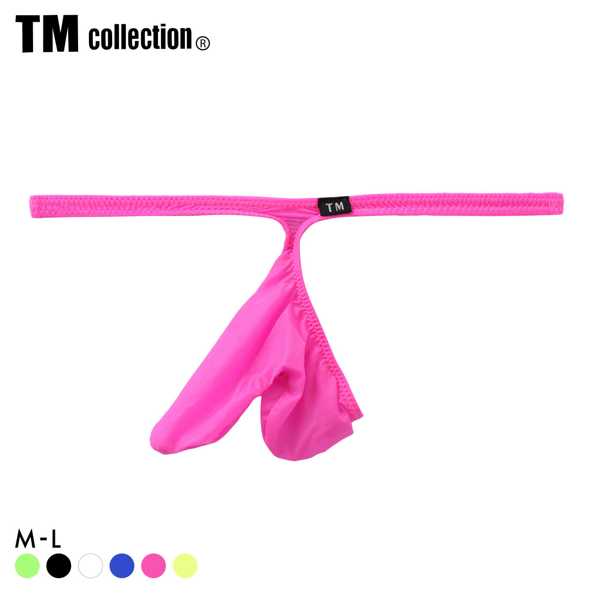 ティーエム コレクション Clearskin UNICORN TB 改 Tバック ビキニ メンズ TM collection(PI-ピンク-M)